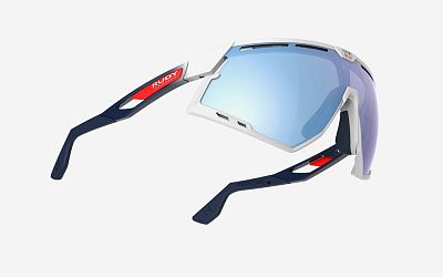 Превью  Велоочки RUDY PROJECT Defender White Gloss, Линзы: Multilaser Ice (SP526869-0020)